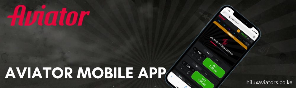 Aviator mobile app for Android and iOS