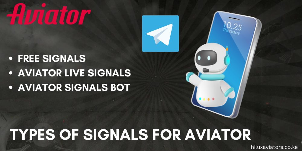 TYPES OF SIGNALS FOR AVIATOR