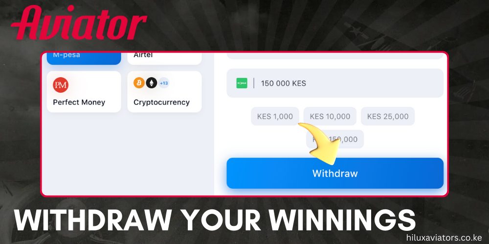 WITHDRAW YOUR WINNINGS