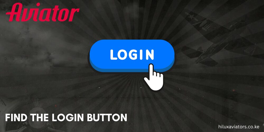 FIND THE LOGIN BUTTON