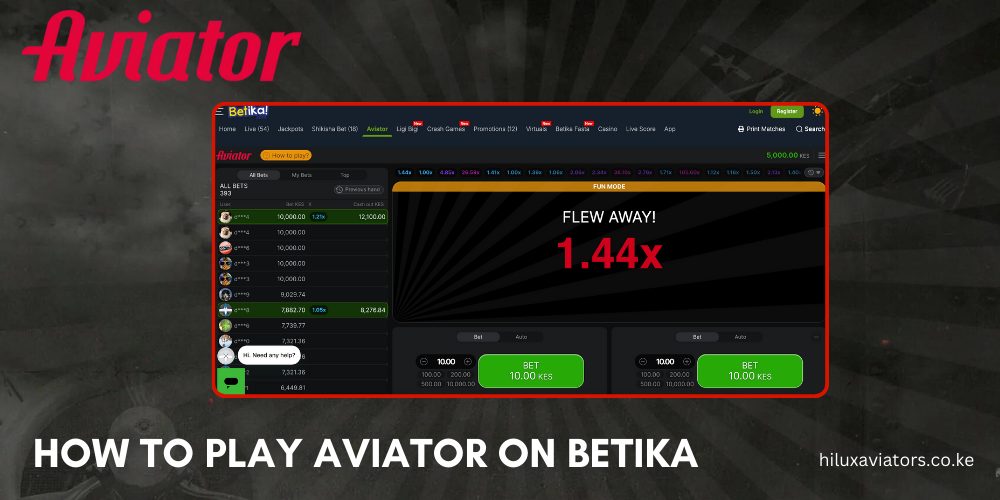 How to Play Aviator on Betika​